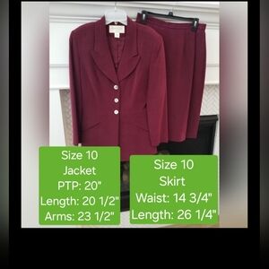 Jones New York 2-pc Skirt Set, GUC, Size 10
